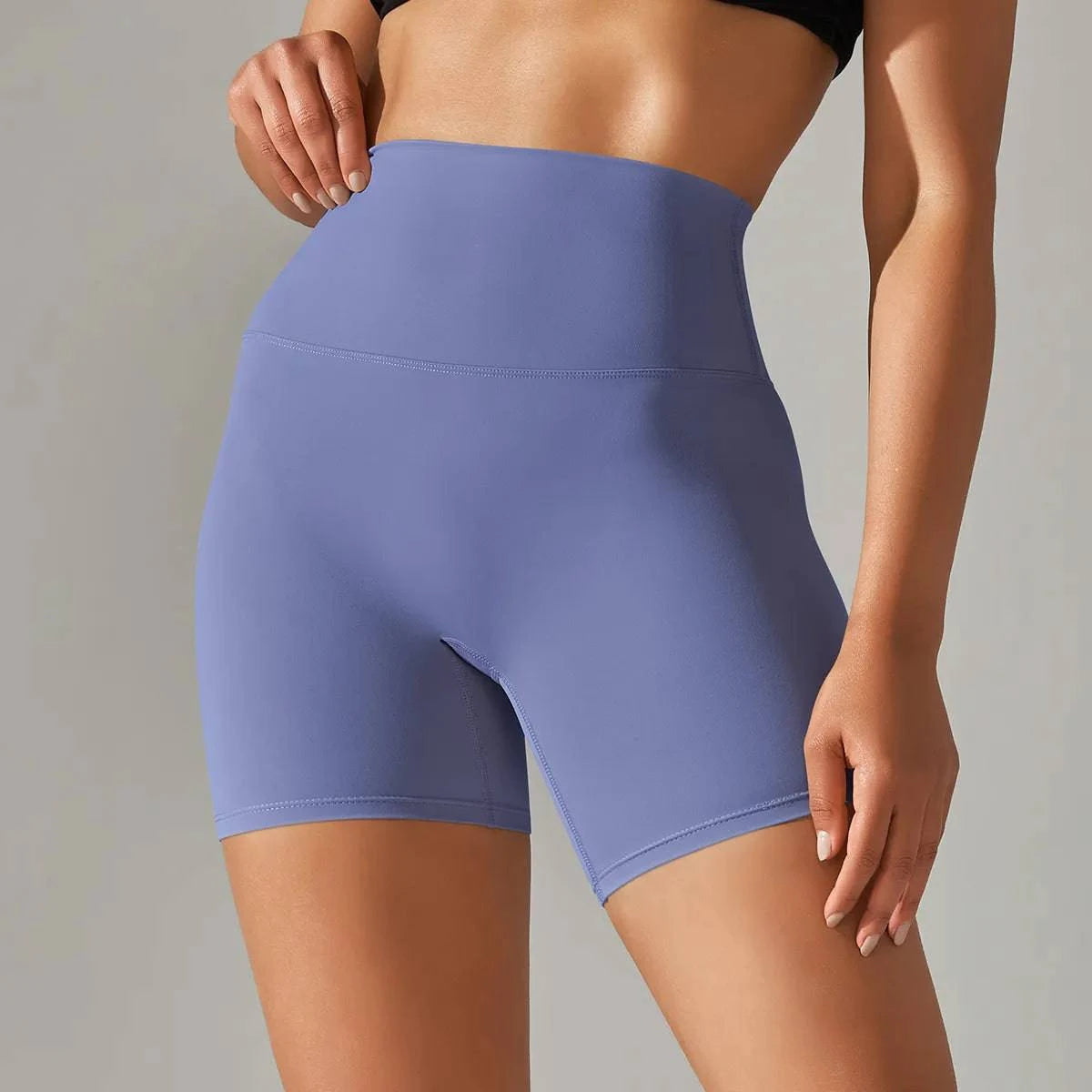 Solid Seamless Shorts - fitness store